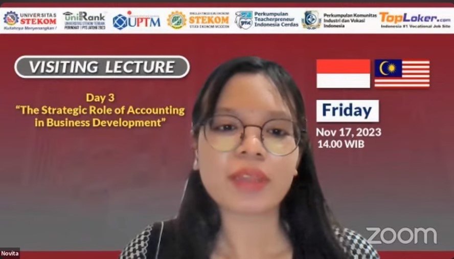 INTERNATIONAL Visiting Lecture The Strategic Role of Accounting in Business Development