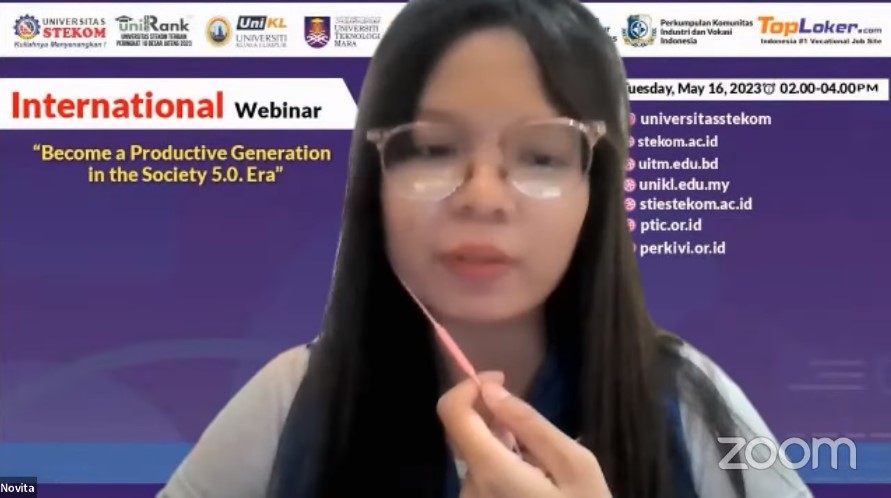 INTERNATIONAL WEBINAR Become a Productive Generation in the Society 5.0. Era