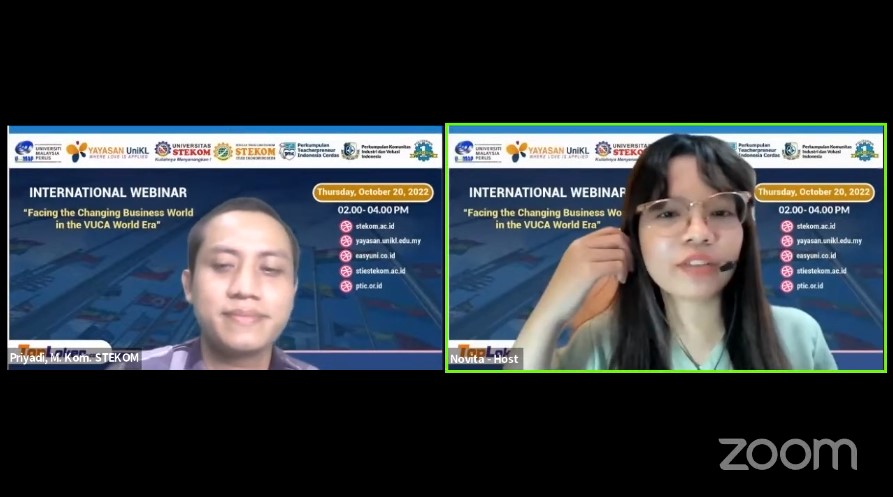 INTERNATIONAL WEBINAR Facing the Changing Business World in the VUCA World Era