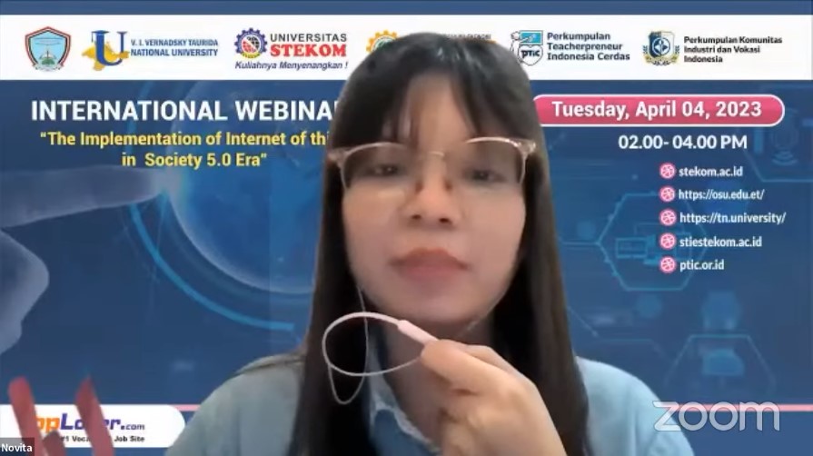 INTERNATIONAL WEBINAR The Implementation of Internet of thing in Society 5.0 Era