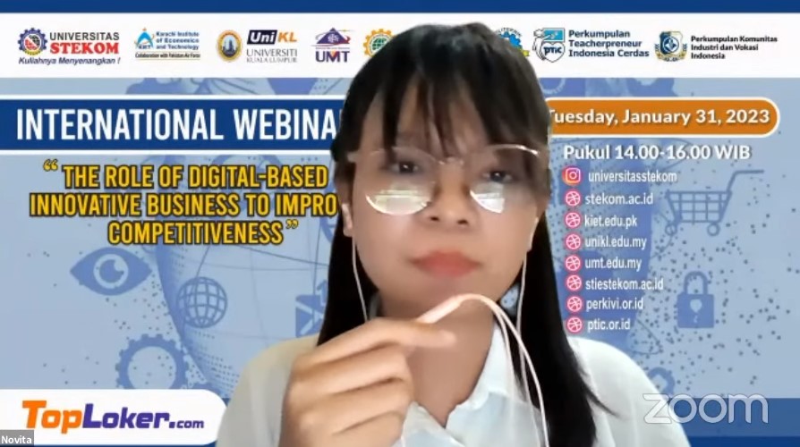 INTERNATIONAL WEBINAR The Role of Digital-Based Innovative Business to Improve Competitiveness