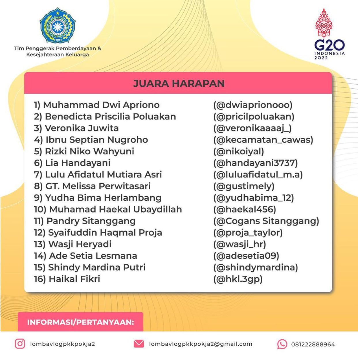 Lia Handayani : Kejuraan Lomba Vlog &ldquo;Ayo Membaca &amp; Jelajahi Dunia&rdquo;