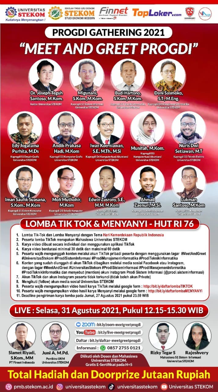 MEET AND GREET PROGDI STEKOM 2021