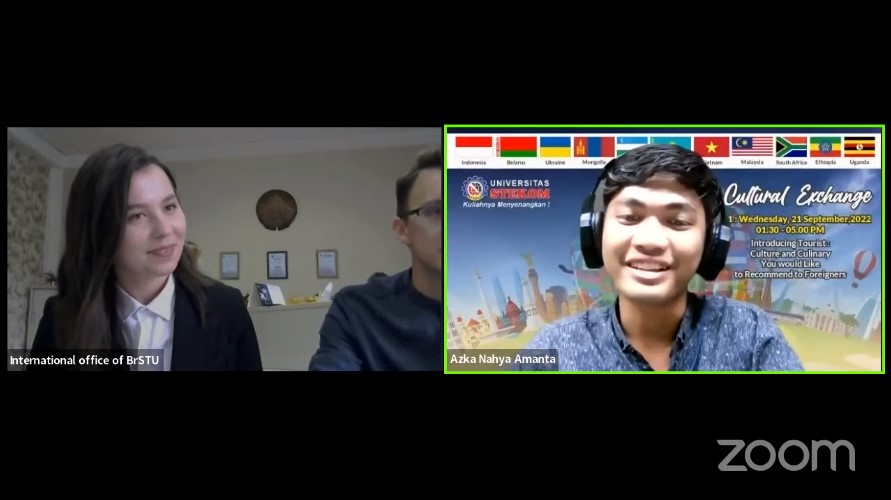 Pemaparan Budaya Ukraina dalam acara CULTURE EXCHANGE