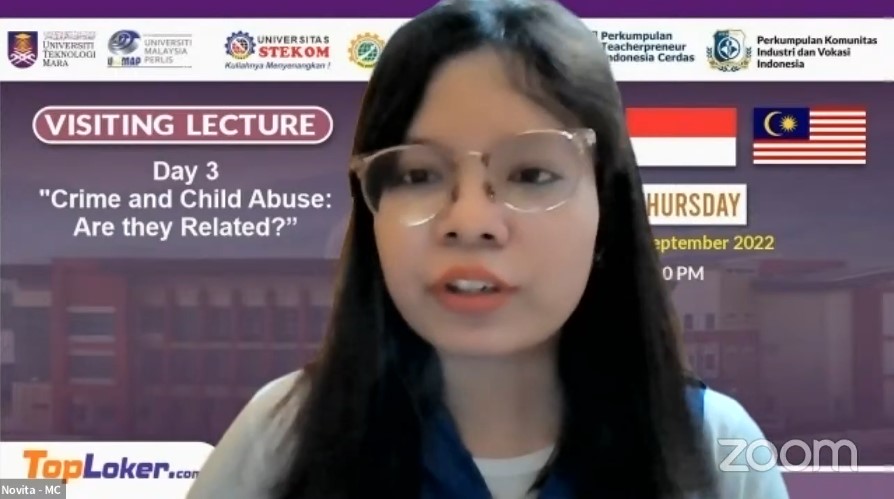 VISITING LECTURE  Crime and Child Abuse: Are they Related? 