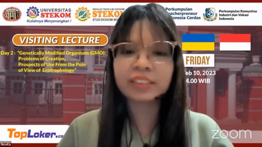 VISITING LECTURE DAY 2 Genetically Modified Organisms (GMO) : Problems of Creation, Prospects of Use From the Poin of View of Ecotrophology