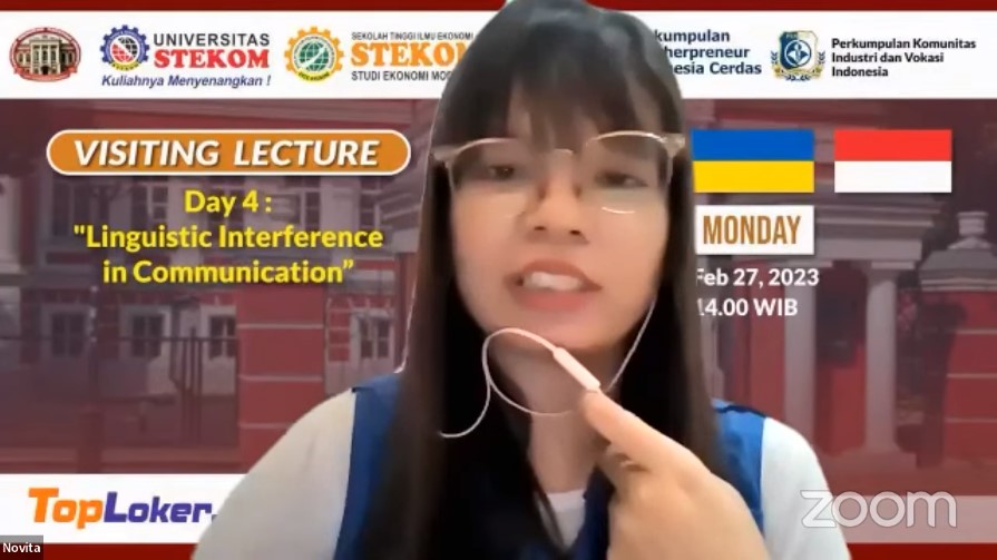 VISITING LECTURE DAY 4 Linguistic Interference in Communication.