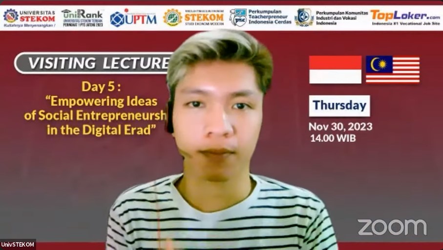 VISITING LECTURE  Empowering Ideas of Social Entrepreneurhip in the Digital Era