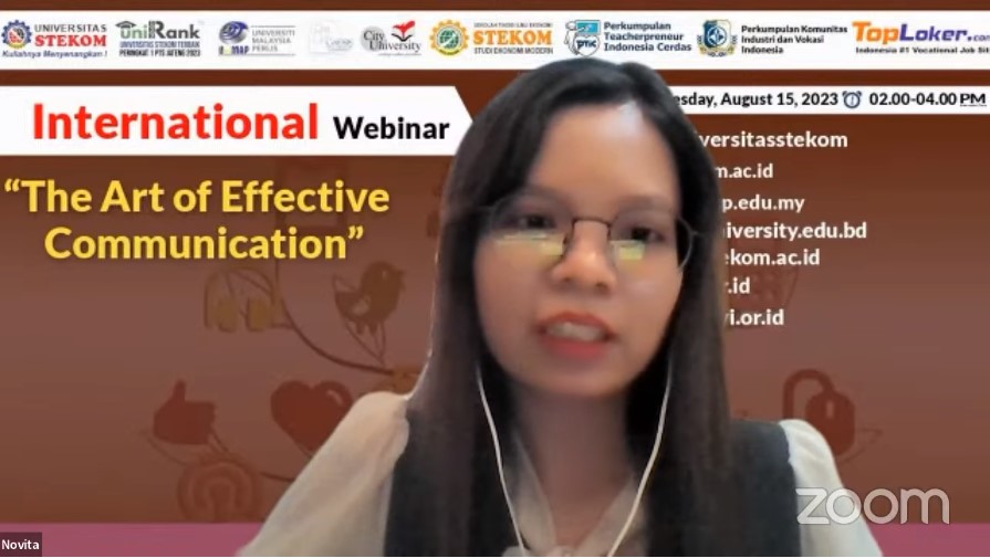 WEBINAR INTERNASIONAL The Art of Effective Communication