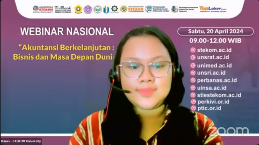 WEBINAR NASIONAL Akuntansi Berkelanjutan : Bisnis dan Masa Depan Dunia