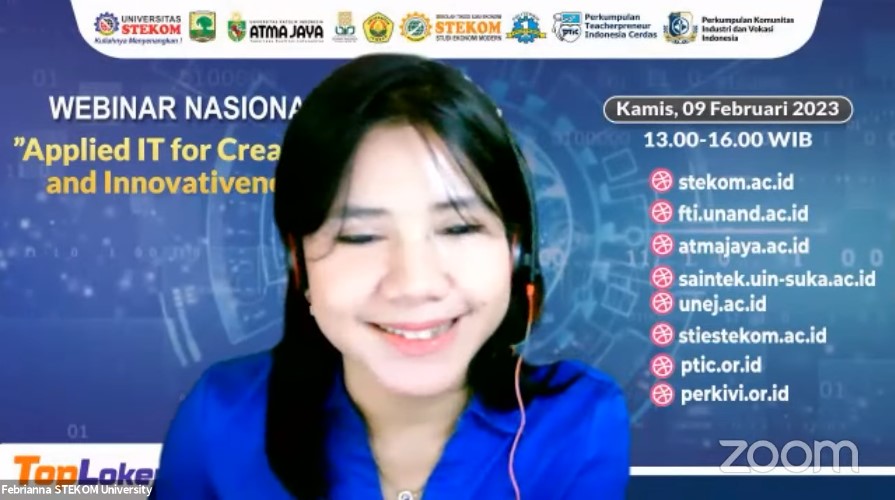WEBINAR NASIONAL Applied IT for Creativity and Innovativeness