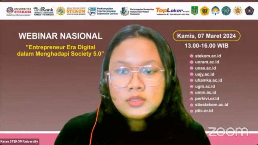 WEBINAR NASIONAL Entrepreneur Era Digital dalam Menghadapi Society 5.0