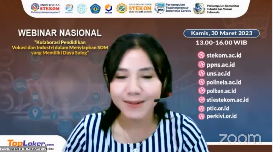 WEBINAR NASIONAL Kolaborasi Pendidikan Vokasi dan Industri dalam Menyiapkan SDM yang Memiliki Daya Saing