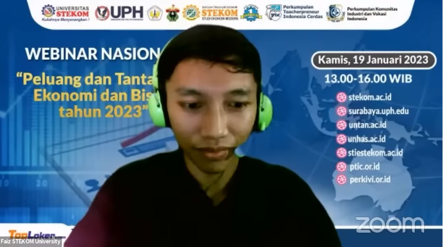 WEBINAR NASIONAL Peluang dan Tantangan Ekonomi dan Bisnis tahun 2023
