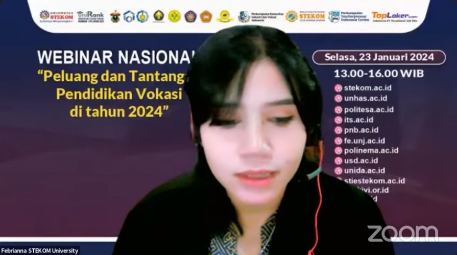 WEBINAR NASIONAL Peluang dan Tantangan Pendidikan Vokasi di tahun 2024