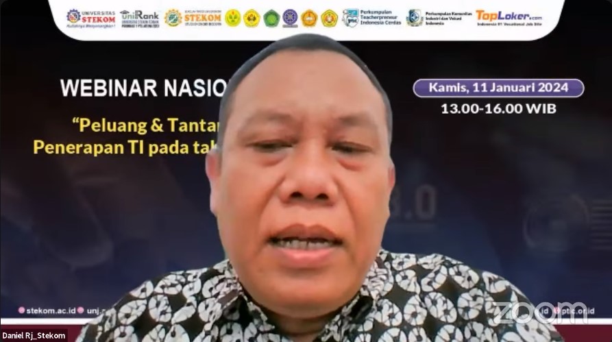 WEBINAR NASIONAL Peluang dan Tantangan Penerapan TI pada tahun 2024