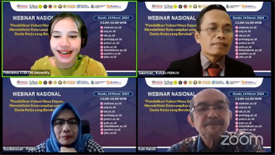 WEBINAR NASIONAL Pendidikan Vokasi Masa Depan: Meredefinisi Keterampilan untuk Dunia Kerja yang Berubah