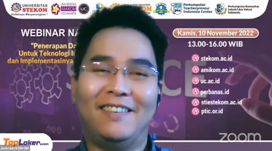 WEBINAR NASIONAL Penerapan Data Science Untuk Teknologi Informasi Bisnis dan Implementasinya di Bidang Industri 