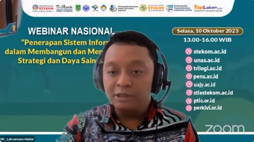 WEBINAR NASIONAL Penerapan Sistem Informasi dalam Membangun dan Meningkatkan Strategi dan Daya Saing Bisnis