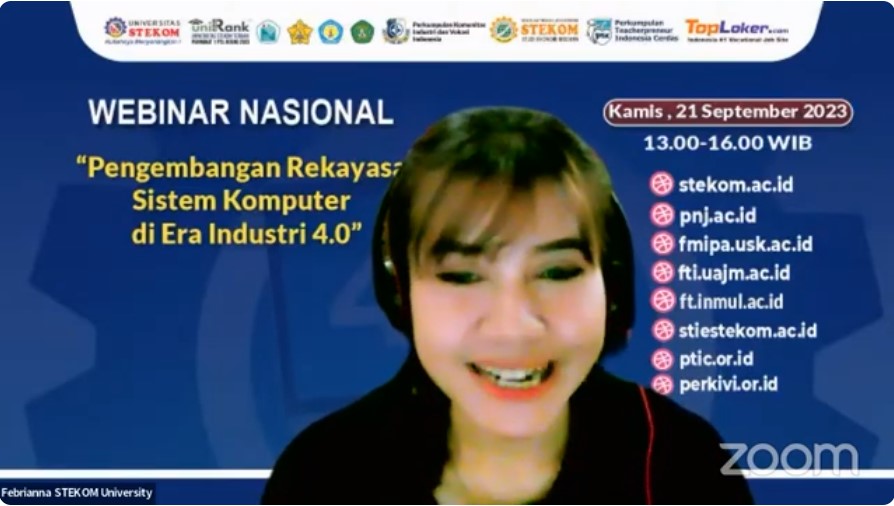 WEBINAR NASIONAL Pengembangan Rekayasa Sistem Komputer di Era Industri 4.0