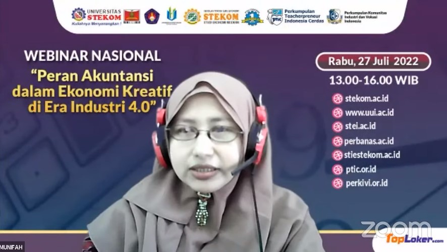 WEBINAR NASIONAL ''Peran Akuntansi dalam Ekonomi Kreatid di Era Industri 4.0''