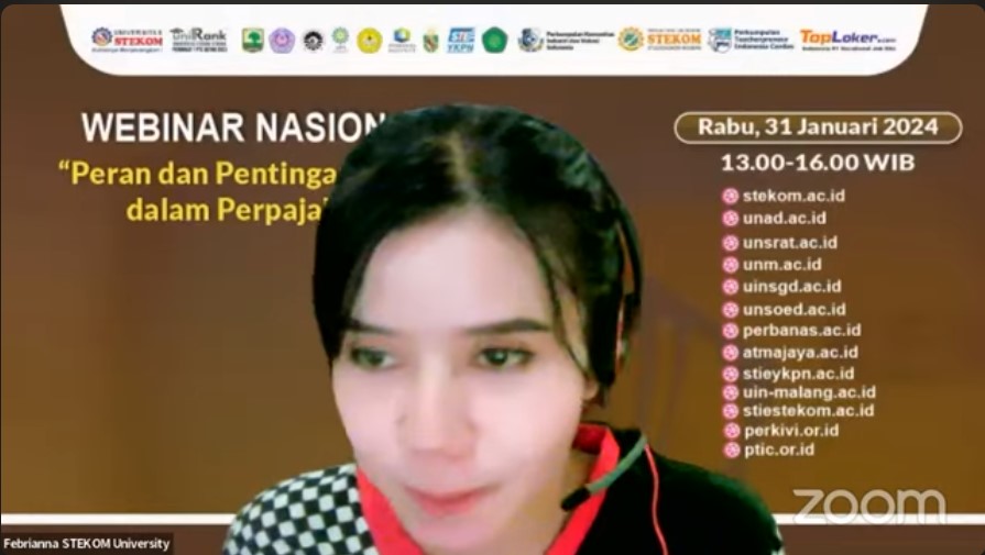 WEBINAR NASIONAL Peran dan Pentingan NPWP dalam Perpajakan