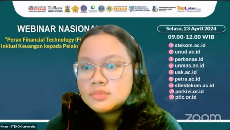 WEBINAR NASIONAL Peran Financial Technology (Fintech) dalam Inklusi Keuangan Kepada Pelaku Usaha UMKM