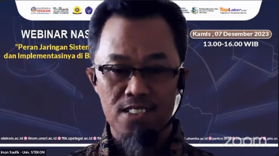 WEBINAR NASIONAL Peran Jaringan Sistem Komputer dan Implementasinya di Bidang Industri