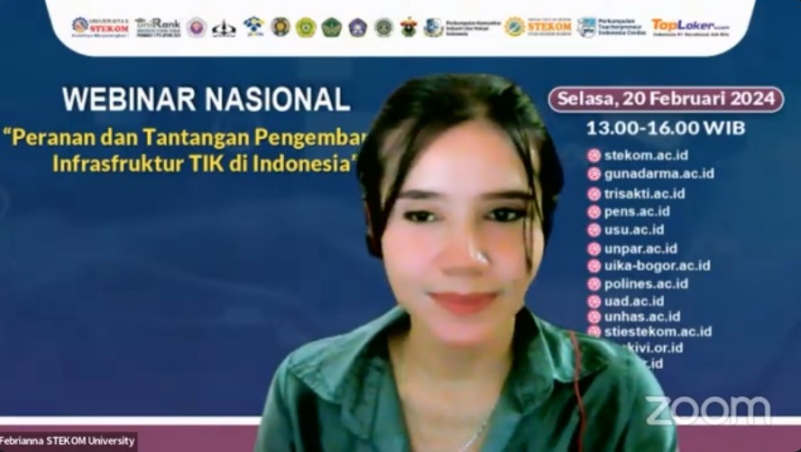 WEBINAR NASIONAL Peranan dan Tantangan Pengembangan Infrasfruktur TIK di Indonesia