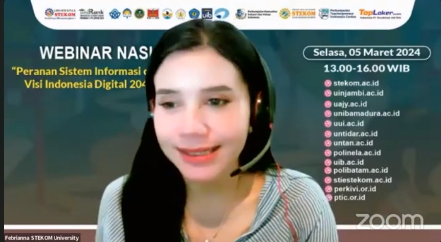 WEBINAR NASIONAL Peranan Sistem Informasi dalam Mencapai Visi Indonesia Digital 2045 (VID2045)
