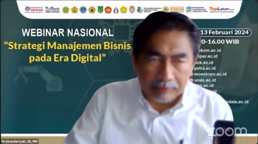 WEBINAR NASIONAL Strategi Manajemen Bisnis pada Era Digital