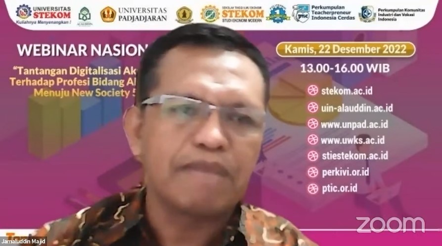 WEBINAR NASIONAL Tantangan Digitalisasi Akuntansi Terhadap Profesi Bidang Akuntansi Menuju New Society 5.0