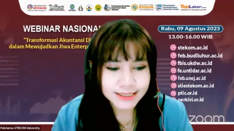 WEBINAR NASIONAL Transformasi Akuntansi Digital dalam Mewujudkan Jiwa Enterpreneurship