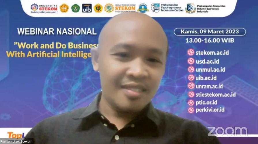WEBINAR NASIONAL Work and Do Business With Artificial Intelligence
