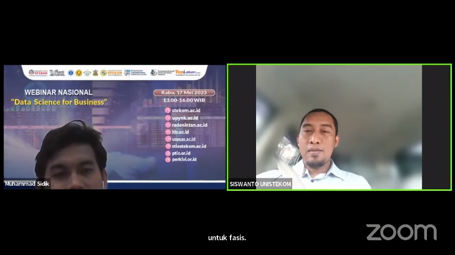 WEBINAR NASIONAL Data Science for Business