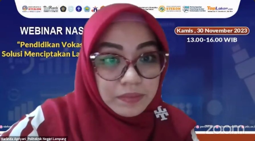 WEBINAR NASIONAL Pendidikan Vokasi sebegai Solusi Menciptakan Lapangan Kerja