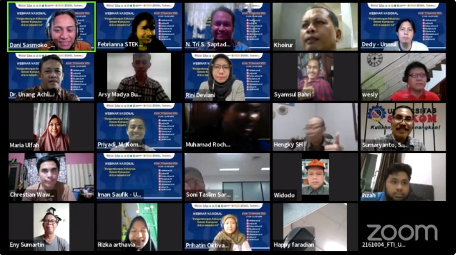WEBINAR NASIONAL Pengembangan Rekayasa Sistem Komputer di Era Industri 4.0