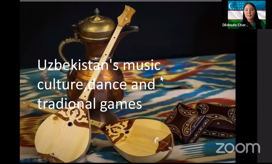 Pemaparan Budaya Uzbekistan dalam acara CULTURE EXCHANGE