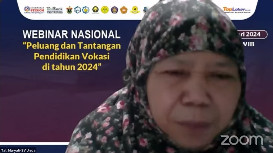 WEBINAR NASIONAL Peluang dan Tantangan Pendidikan Vokasi di tahun 2024