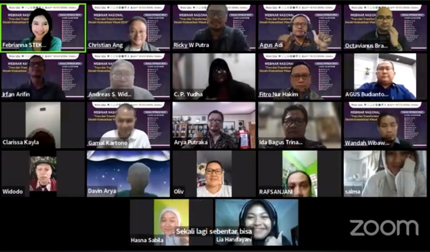 WEBINAR NASIONAL Tren dan Transformasi Desain Komunikasi Visual 2024
