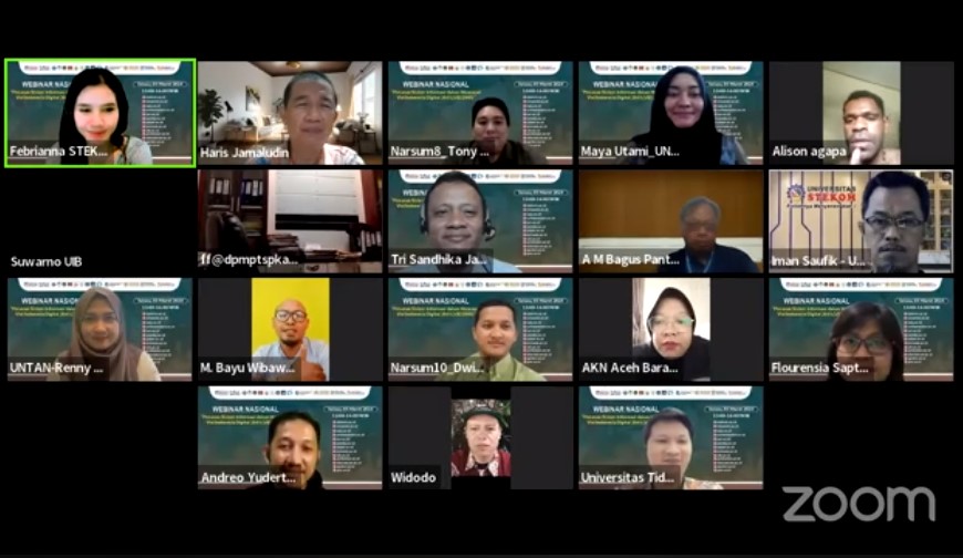 WEBINAR NASIONAL Peranan Sistem Informasi dalam Mencapai Visi Indonesia Digital 2045 (VID2045)