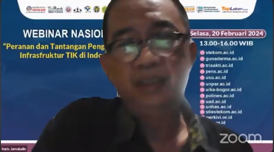 WEBINAR NASIONAL Peranan dan Tantangan Pengembangan Infrasfruktur TIK di Indonesia