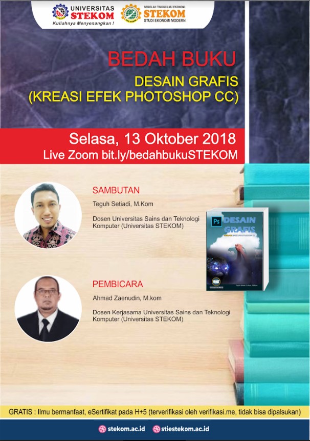 Bedah Buku: DESAIN GRAFIS (KREASI EFEK PHOTOSHOP CC)