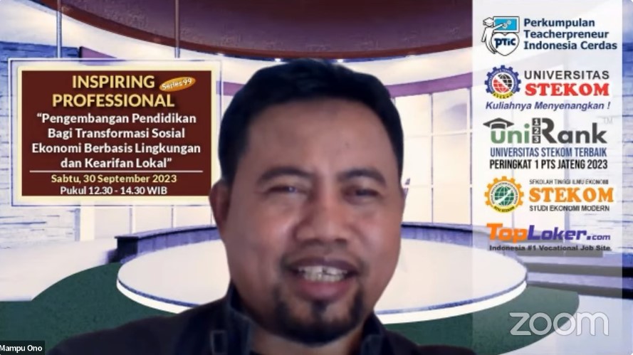 INSPIRING PROFESSIONAL Pengembangan Pendidikan Bagi Transformasi Sosial Ekonomi Berbasis Lingkungan dan Kearifan Lokal