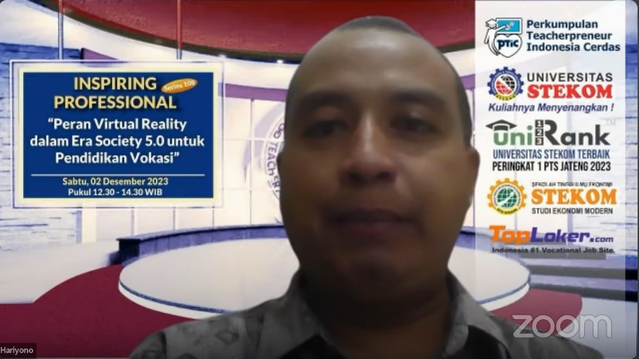 INSPIRING PROFESSIONAL Peran Virtual Reality dalam Era Scoiety 5.0 untuk Pendidikan Vokasi