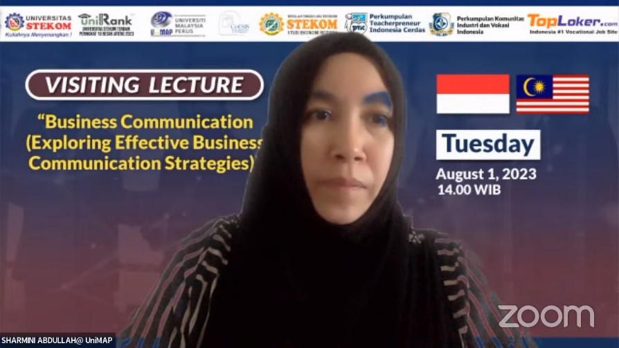 INTERNATIONAL VISITING LECTURE Business Communication (Exploring Effective Business Communication Strategies)