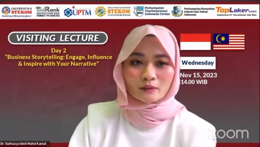 INTERNATIONAL Visiting Lecture Business Storytelling: Engage, Influence &amp; Inspire with Your Narrative
