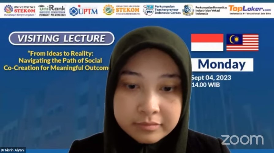 INTERNATIONAL VISITING LECTURE From Ideas to Reality: Navigating the Path of Social Co-Creation for Meaningful Outcomes