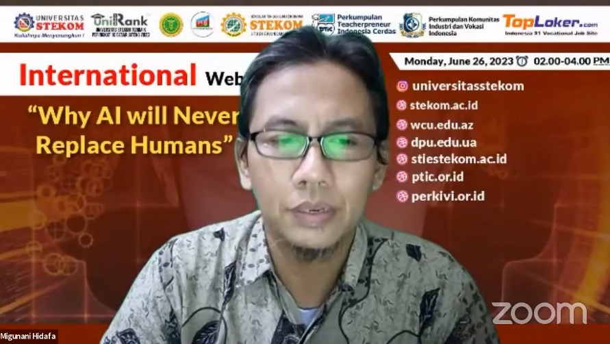INTERNATIONAL WEBINAR Why AI will Never Replace Humans