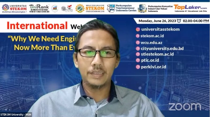 INTERNATIONAL WEBINAR Why We Need Engineers Now More Than Ever